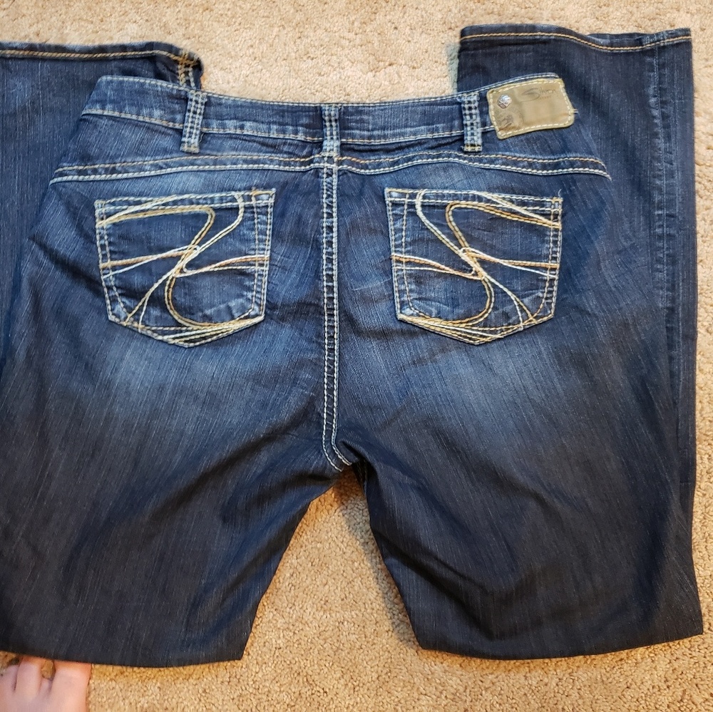 Silver jeans